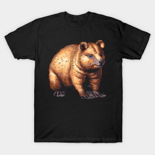 Pixelated Wombat Artistry T-Shirt